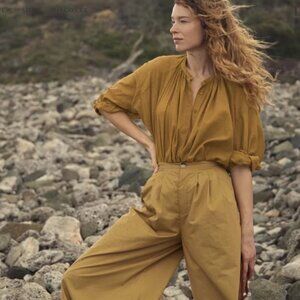 Doen - Jane Blouse - Golden Willow - XXL - New With Tags